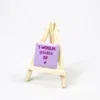 Magneet tegeltje – ’s Werelds Goedste Juf (Excl. houten ezel)