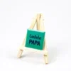 Magneet tegeltje - Liefste papa (Excl. houten ezel)