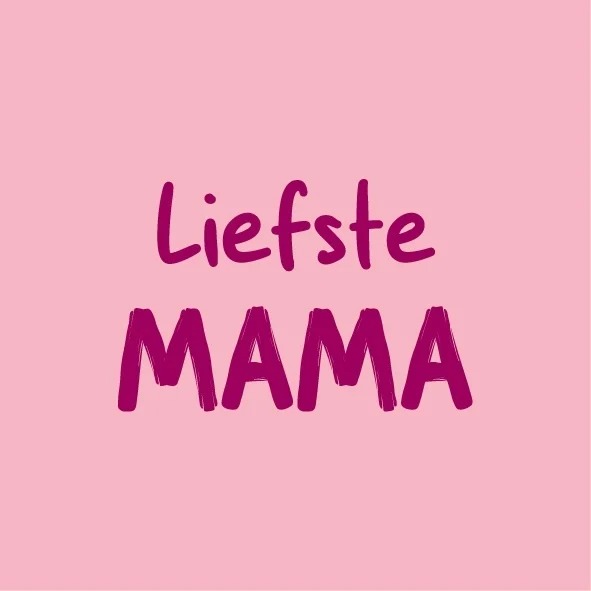Magneettegeltje - Liefste mama Magneettegeltje - Liefste mama
