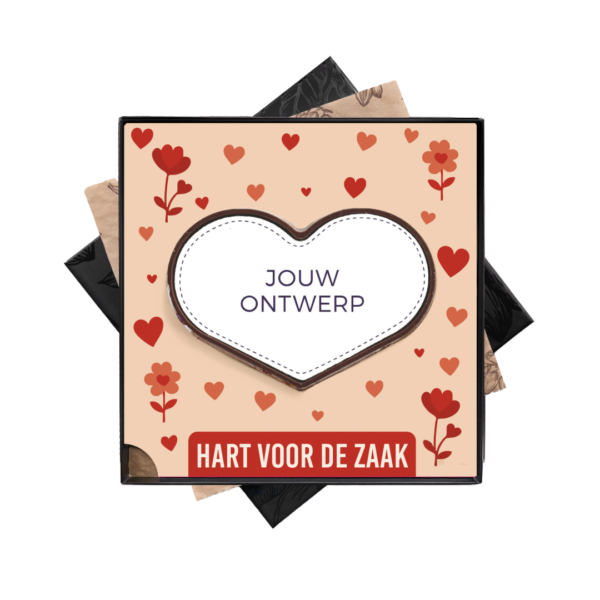 Chocolade Hart voor de zaak eigen ontwerp - Luxe geschenkdoos Chocolade Hart voor de zaak eigen ontwerp - Luxe geschenkdoos