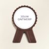 Chocolade medaille eigen ontwerp - Geschenkdoos