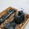 Cadeaupakket met Wijn, Theelichthouder en Sfeervolle Kaarsen