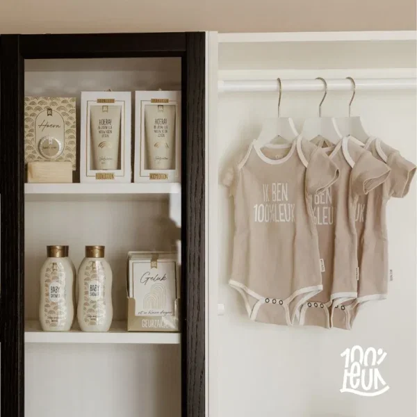 Baby romper in box - Ik ben 100% leuk