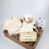 Cadeaupakket meisje met katje Jill, rompertje en billendoekjes