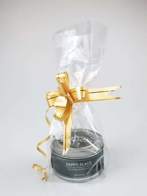 Lavastenen cadeau met geurolie