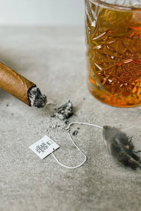 Thee giftbag - Real men drink tea