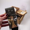 Cadeaupakket met mok, chocoladelepel en wenswaxinelichtjes