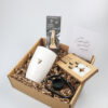 Cadeaupakket met mok, chocoladelepel en wenswaxinelichtjes