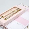 Dagplanner cadeau met set pennen