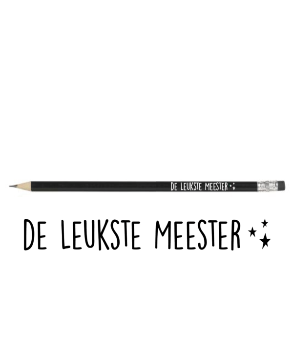 Potlood - De leukste meester