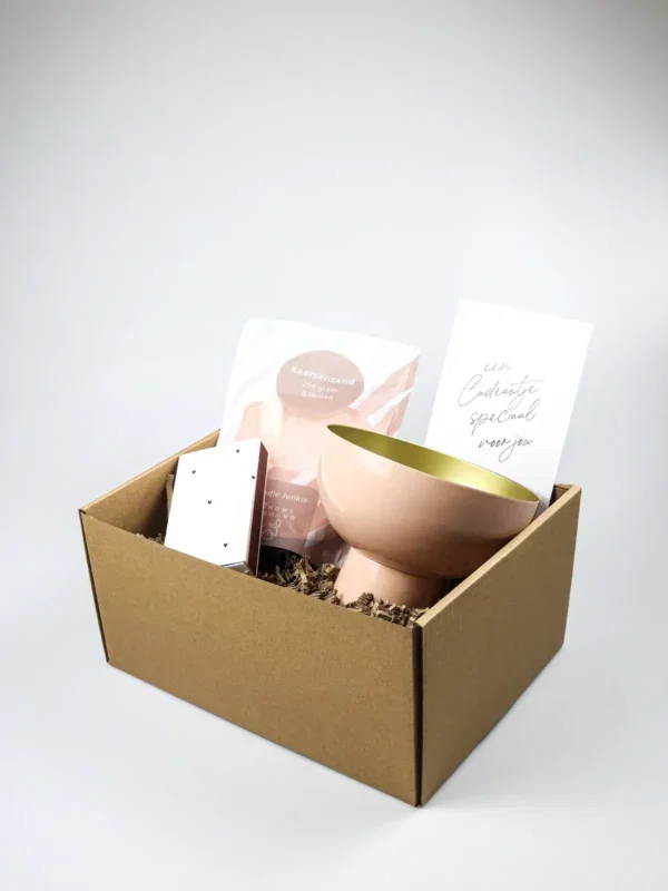 Cadeaupakket speciaal voor jou met kaarsenzand Cadeaupakket speciaal voor jou met kaarsenzand