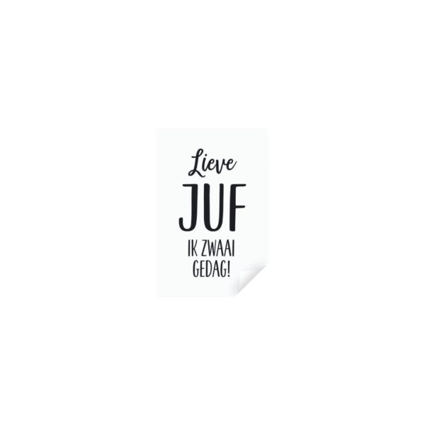 lieve juf ik zwaai gedag lieve juf ik zwaai gedag