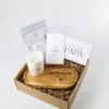 Genietmoment cadeau voor papa met mok en chocolade