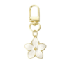 Sleutelhanger metalen bloem - Wit Sleutelhanger metalen bloem - Wit