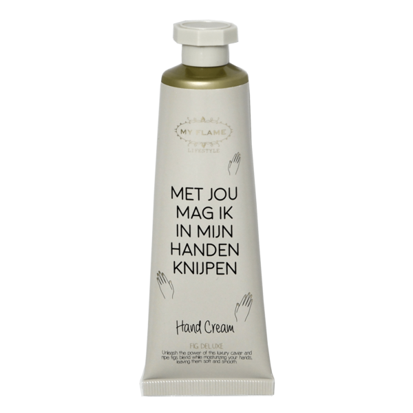 Handcréme - Met jou mag ik in mijn handen knijpen
