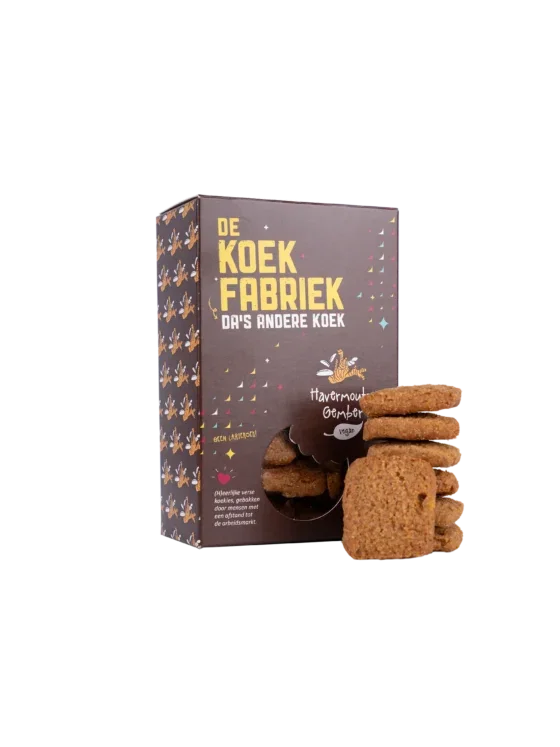 De koekfabriek - spelt havermout-gember (vegan)