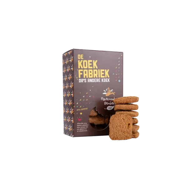 De koekfabriek - spelt havermout-gember (vegan)