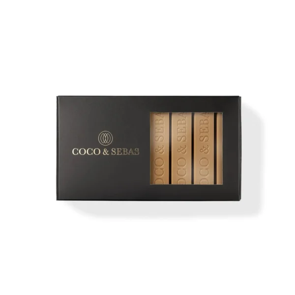 Coco & Sebas bites karamel zeezout 8 reepjes – 100 gram