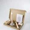 Brievenbus cadeau speciaal voor jou met kandelaar en kaarsen