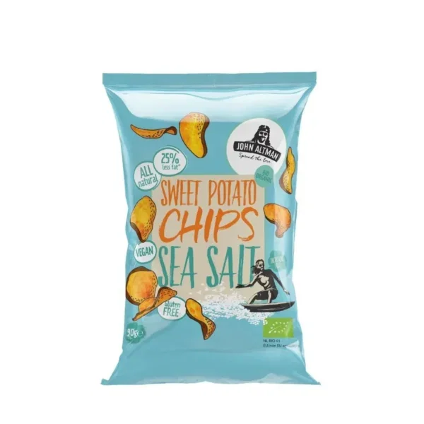 John Altman - Sweet potato chips sea salt 90g BIO _resultaat