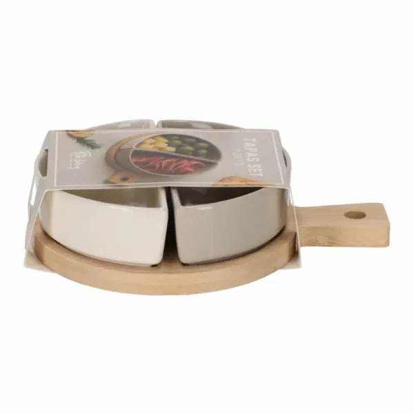 Serveerschaaltjes - Tapasplankje met half ronde schaaltjes