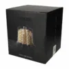 Luxe kerstcadeaupakket met popcorn, chips en kaarsen