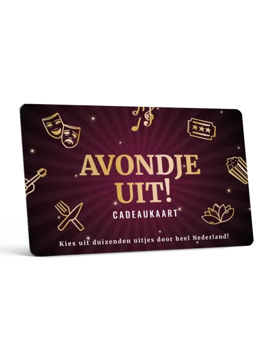Cadeaubon - Avondje uit!