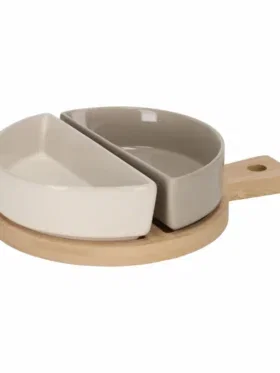 Serveerschaaltjes - Tapasplankje met half ronde schaaltjes