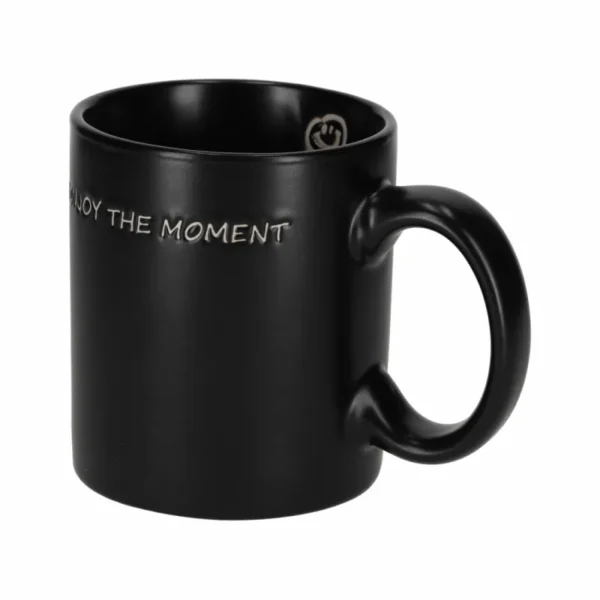 Mok zwart enjoy the moment – Jens Living