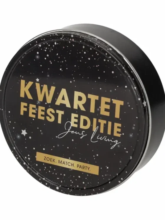 Kwartet feest editie in blik – Jens Living