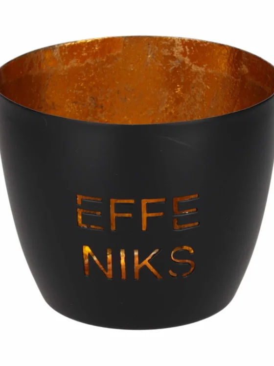 Theelichthouder Effe niks – Jens Living