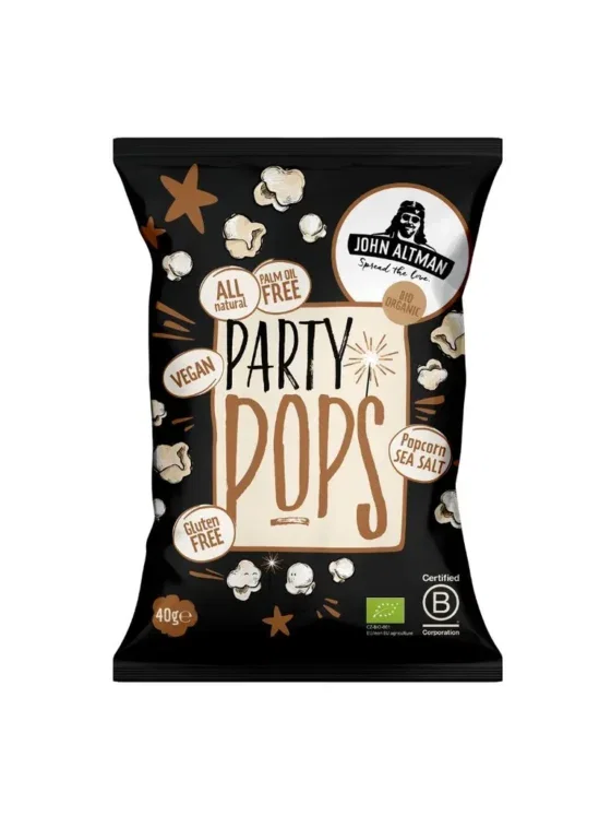 Popcorn sea salt bio – Party Pops