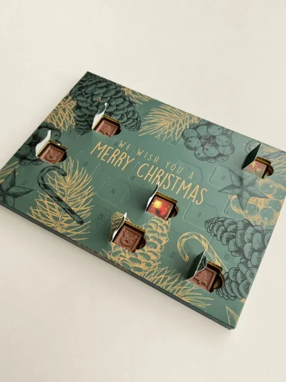 Adventskalender Kerst Chocolade | 24 stuks melk | 240g
