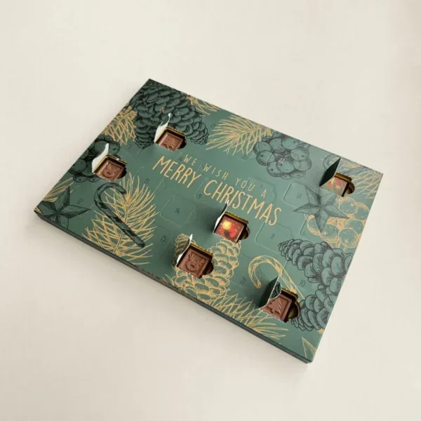 Adventskalender Kerst Chocolade | 24 stuks melk | 240g Adventskalender Kerst Chocolade | 24 stuks melk | 240g