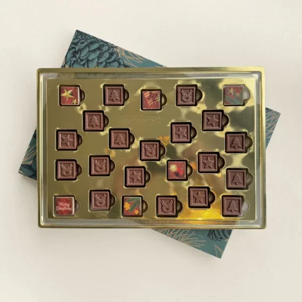 Adventskalender Kerst Chocolade | 24 stuks melk | 240g Adventskalender Kerst Chocolade | 24 stuks melk | 240g