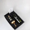 Kerst cadeaupakket met wijn Sante en champagne coupe kaars