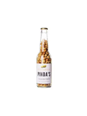 Fles met pinda’s gezouten