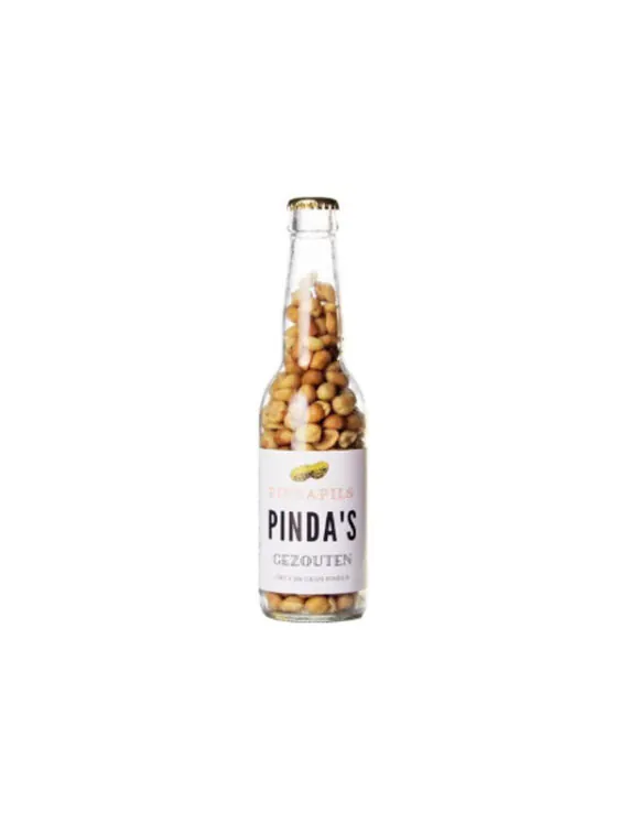 Fles met pinda’s gezouten