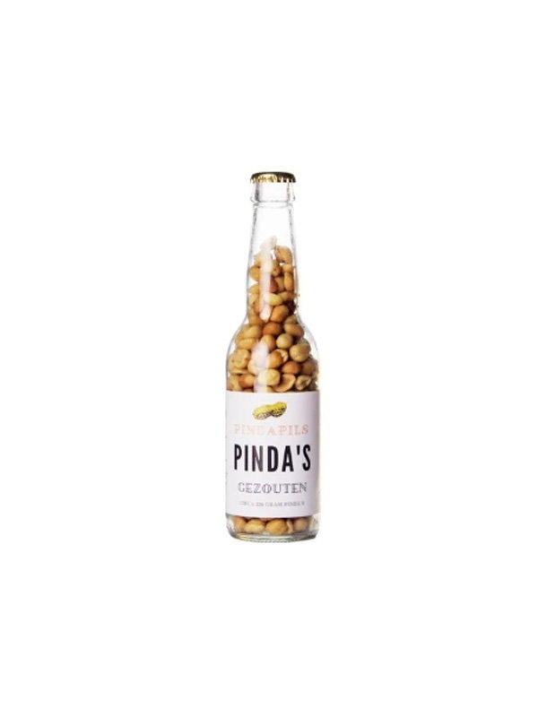 Fles met pinda’s gezouten