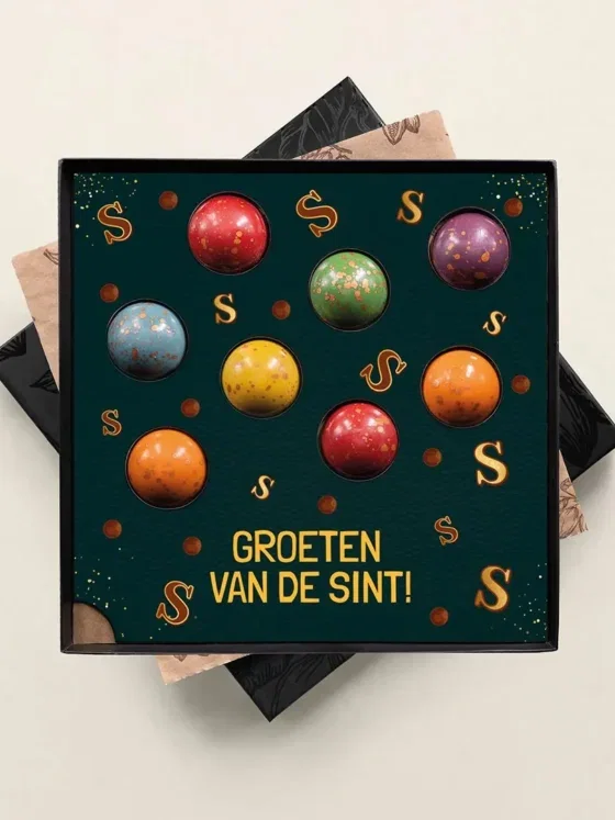Luxe Bonbons Sinterklaas | 8 XL Handgemaakte Domes