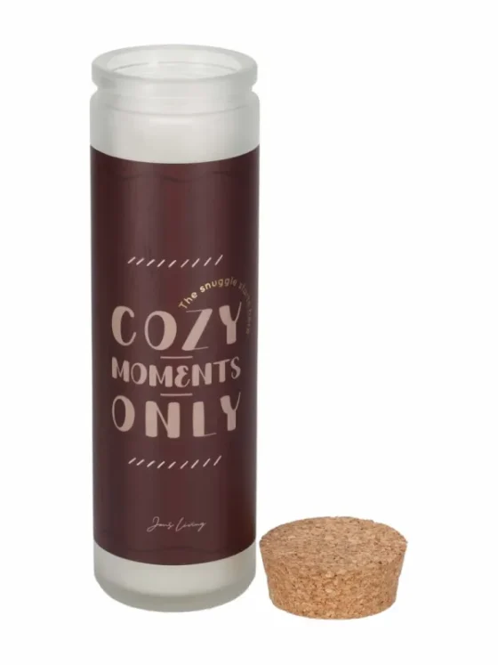 Kaars bordeaux - Cozy moments only