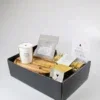 Kerstcadeaupakket gouden genietpauze met mok, thee en kaars