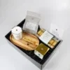Kerstcadeaupakket gouden genietpauze met mok, thee en kaars