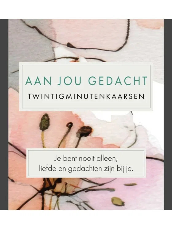 Kaars 20 minuten ontspannen - Aan Jou Gedacht