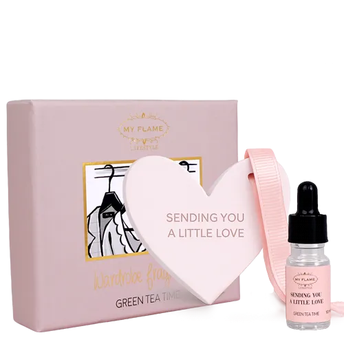Geurhanger sending you a little love green tea time Geurhanger sending you a little love green tea time