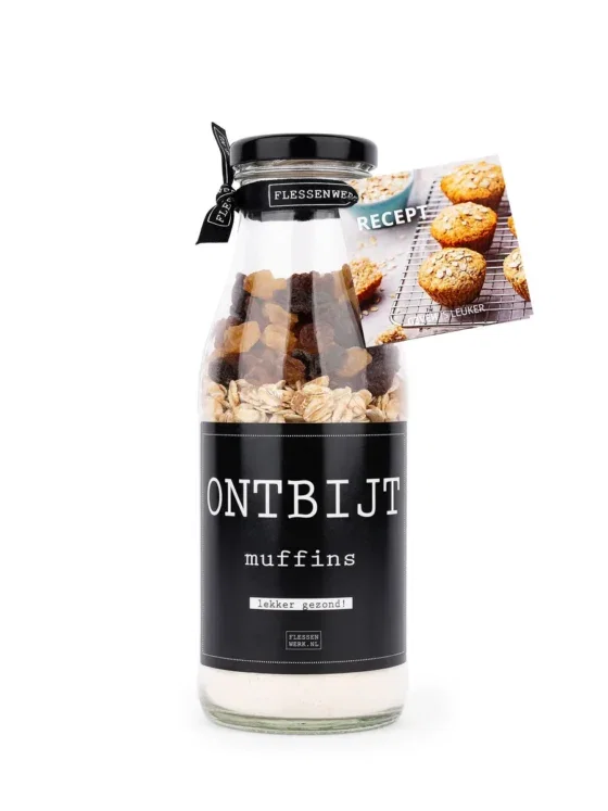 Bakmix in een fles - Ontbijtmuffins zelf bakken
