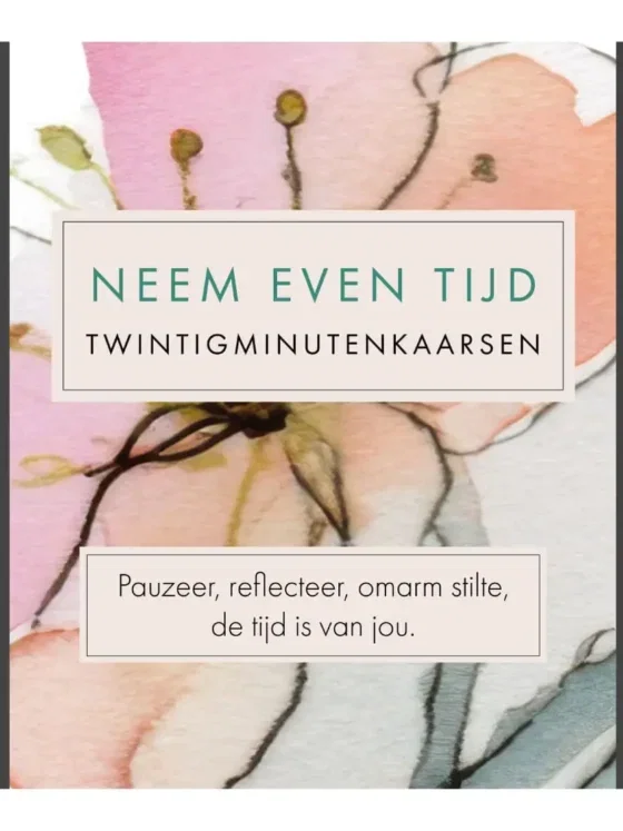 Kaars 20 minuten ontspannen - Neem even tijd