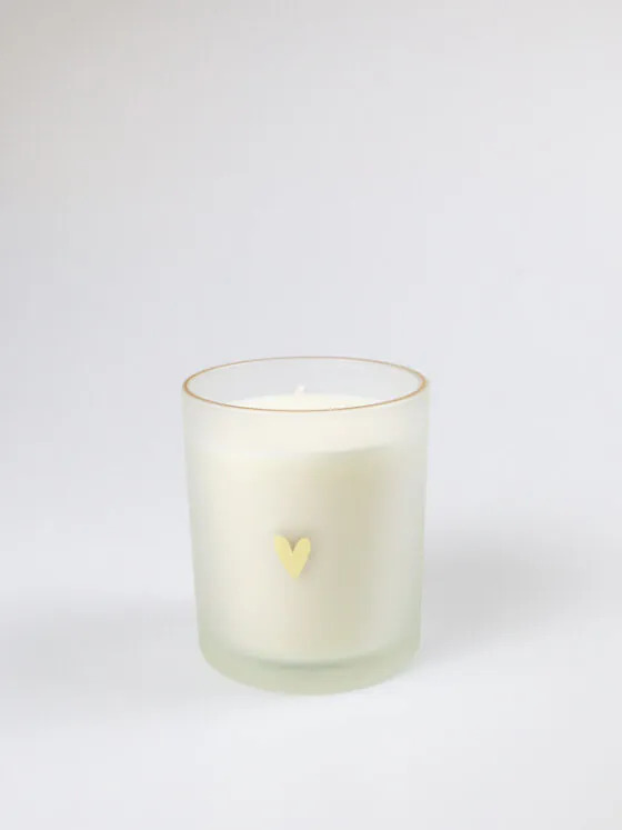 Geurkaars glas Zusss - Gouden hart Geurkaars glas Zusss - Gouden hart