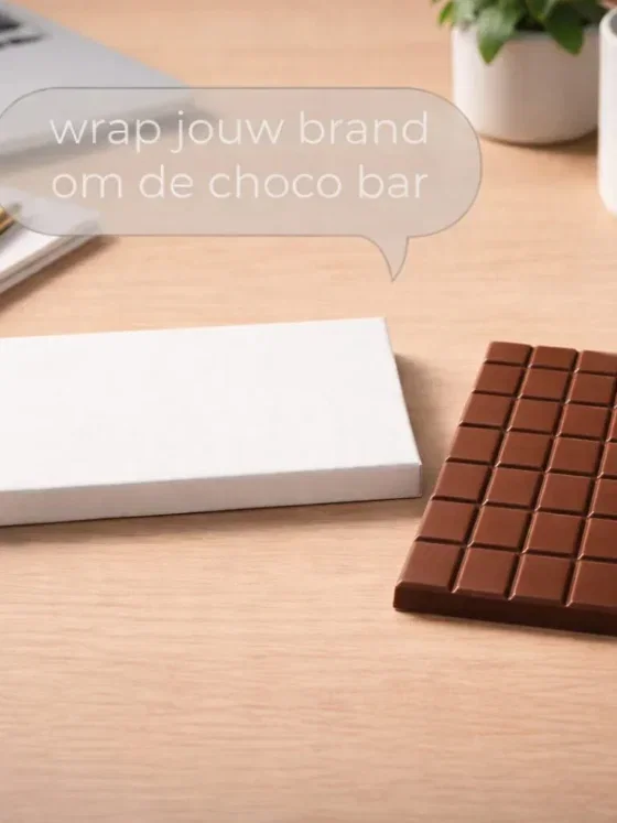 Chocolade reep - Eigen ontwerp | Melkchocolade 100g