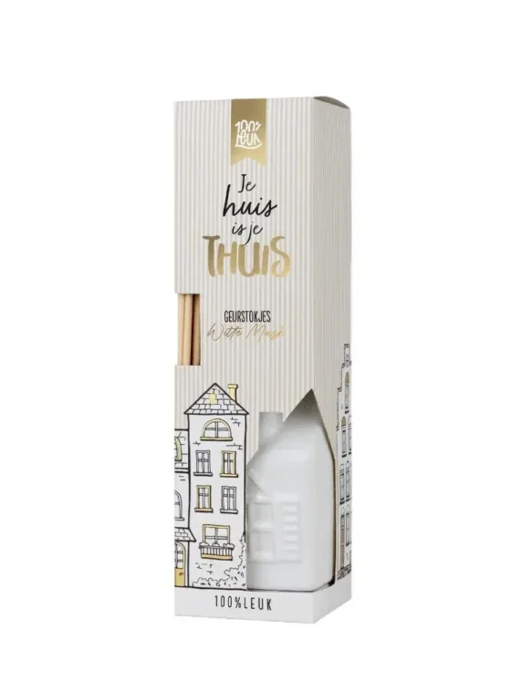 Geurstokjes je huis is je thuis - White Musk